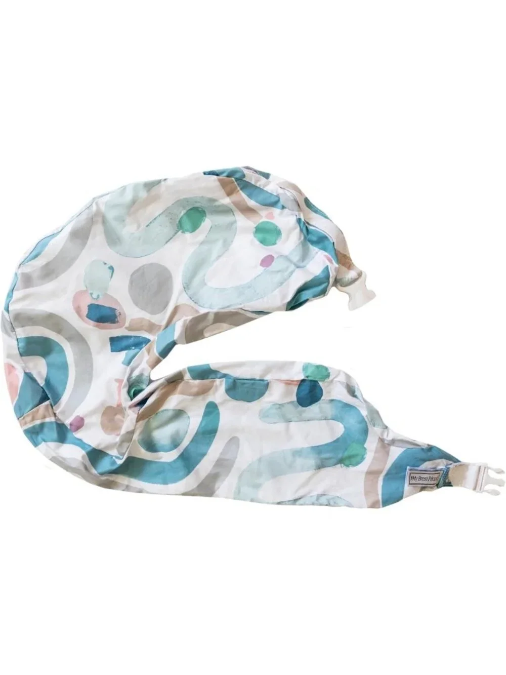 Deluxe Organic Nursing Pillow Cover - Soft Printed Slipcover for Moms & Babies
